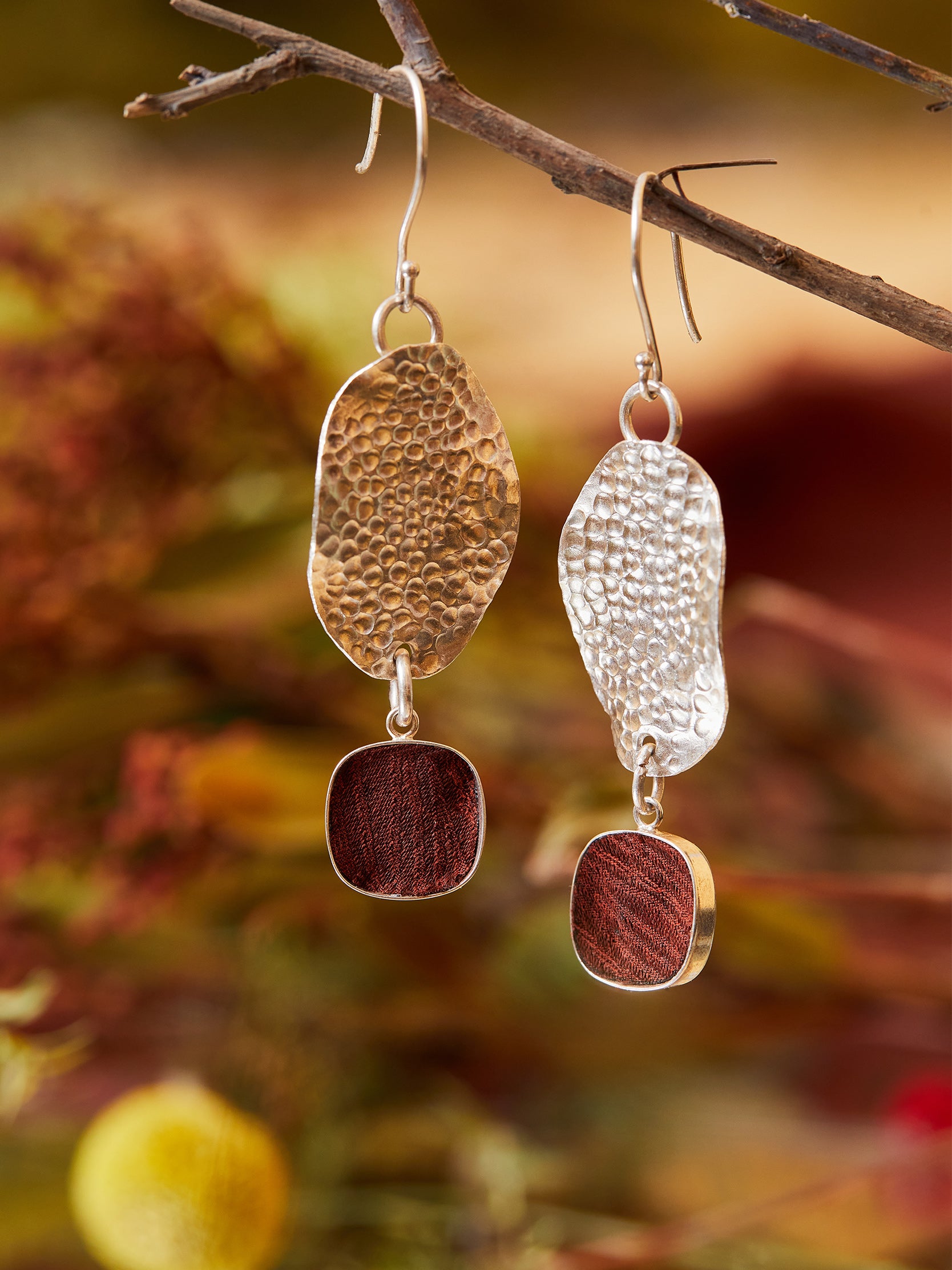 Clip-on925Cuivre blanc earrings