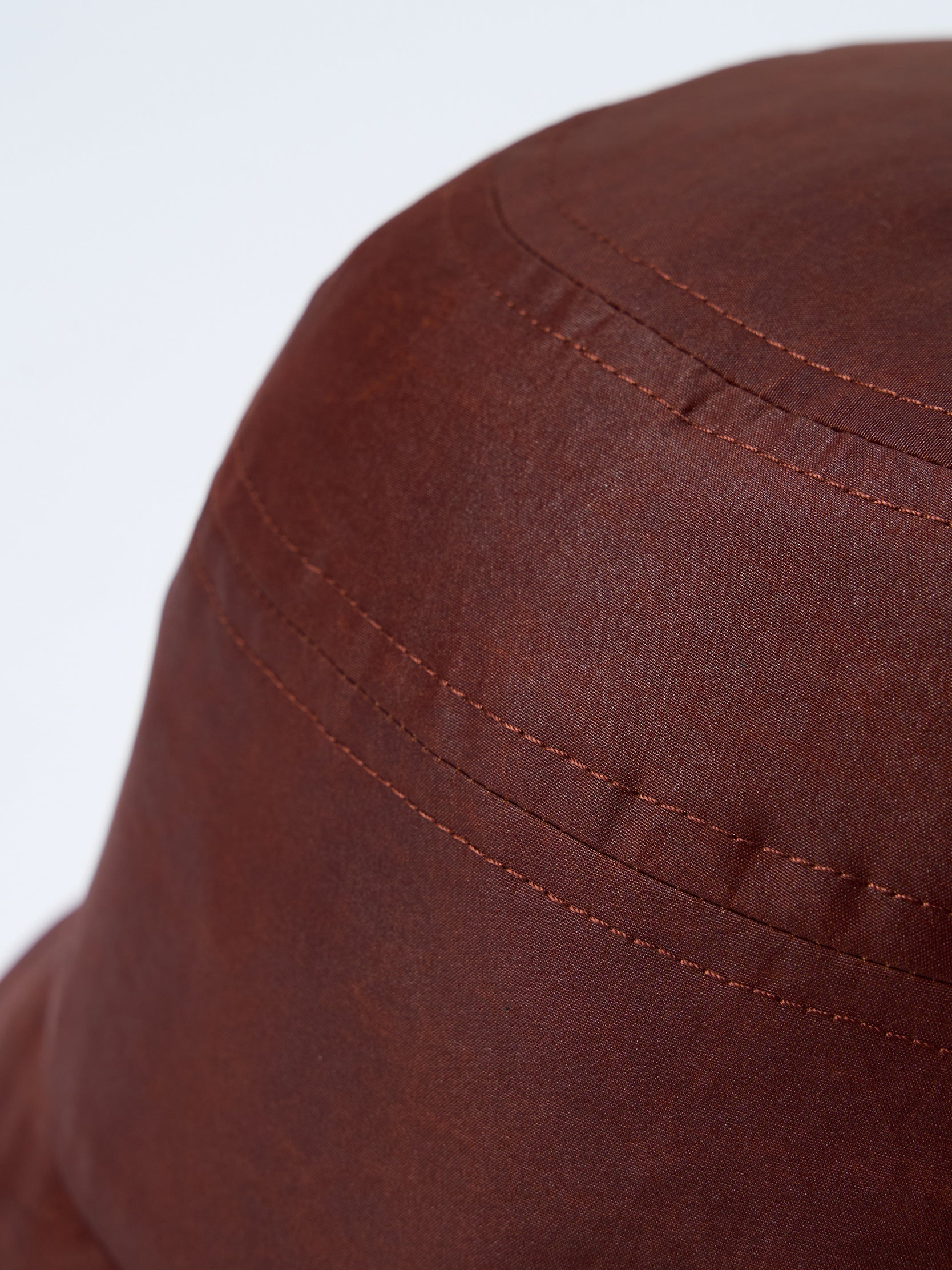 Gambiered canton silk drawstring hat