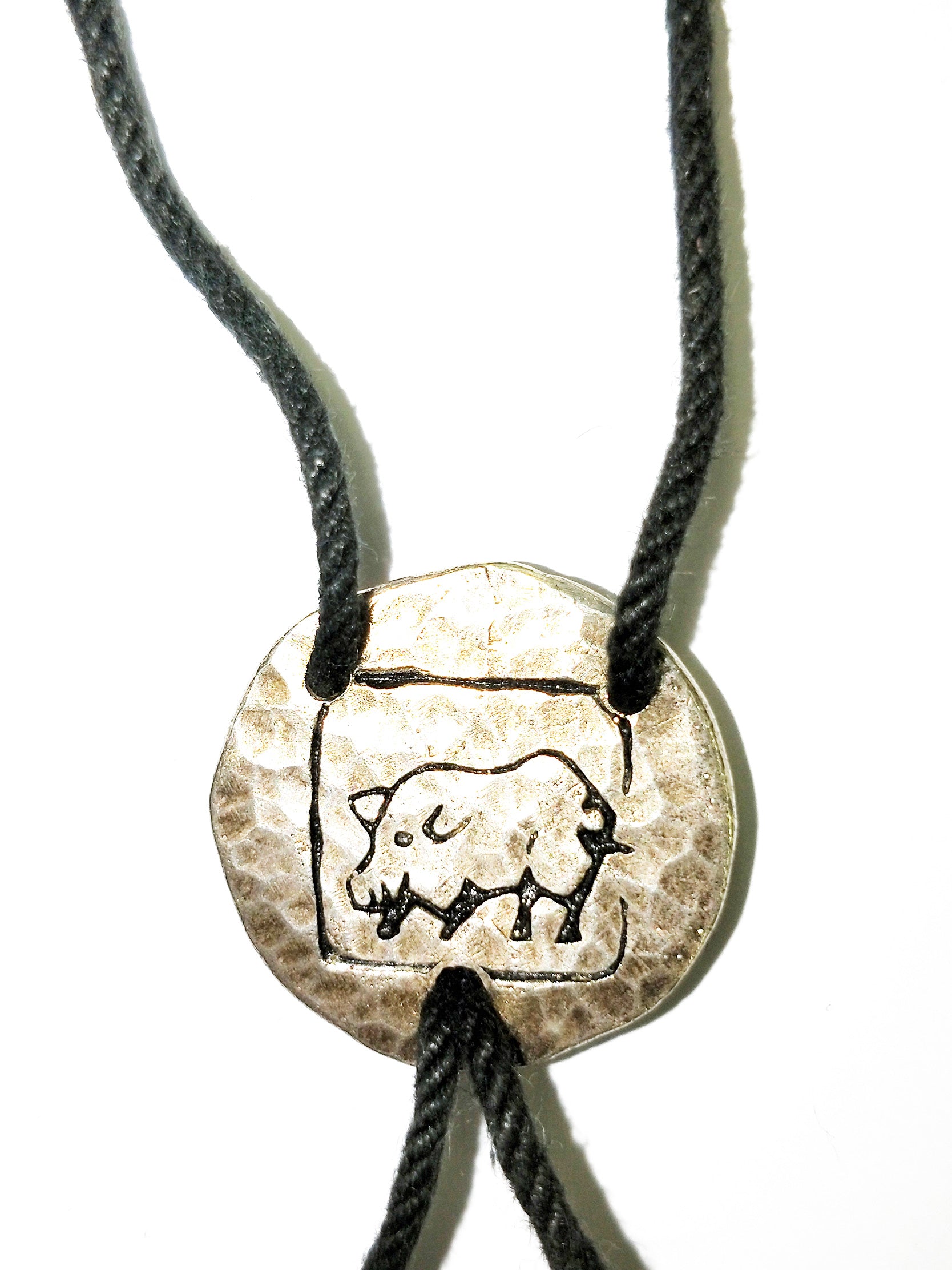 Chinese Zodiac Rat Silver Necklace