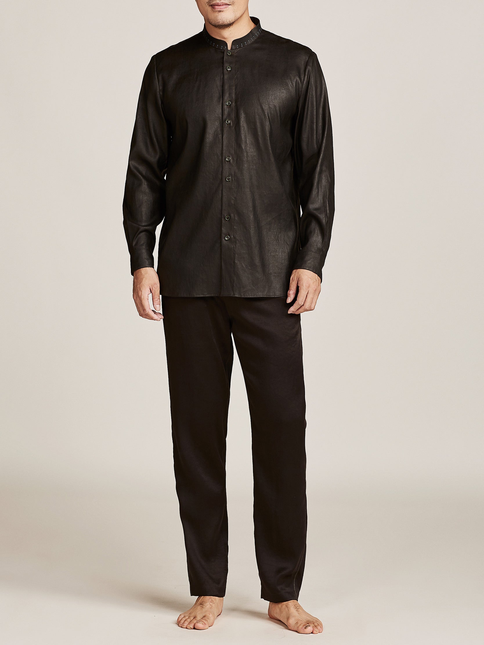 Chemise col montant – TANGY Collection